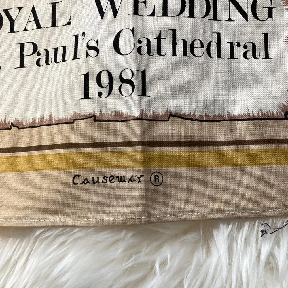 Royal Wedding 👑 Princess Diana Prince Charles 80s Souvenir British tea 🫖 ☕️